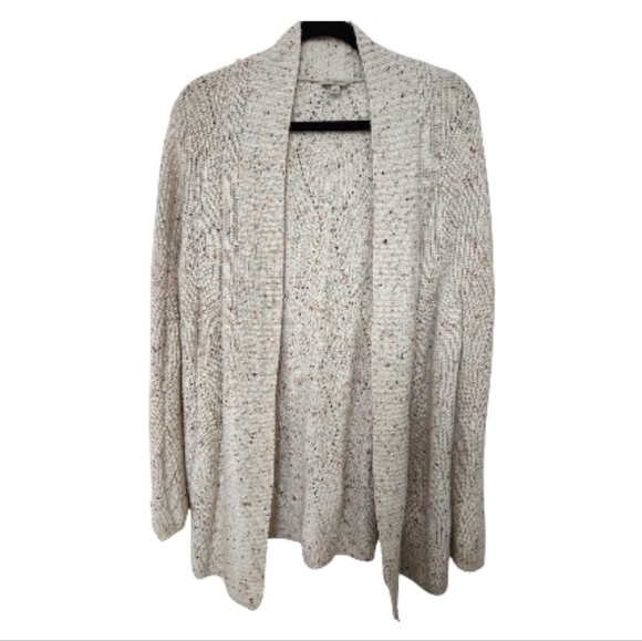 Talbots Sweaters - Talbot's Women's M Cream Speckled Cardigan, Excellent Condition